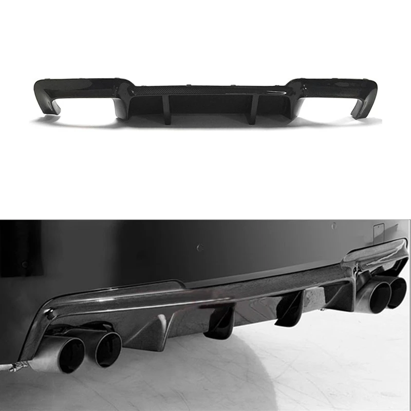 

Carbon Fiber Rear Bumper Diffuser Lip Splitter for BMW F10 F18 520i 528i 530i 535i 520d 525d 530d 535d M5 Bumper DTM Style