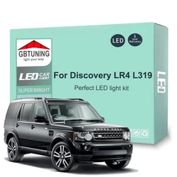 車のトランク用LED電球キット,トランク,ランドローバー検出用カーアクセサリー4 lr4 l319 2010-2016 21個