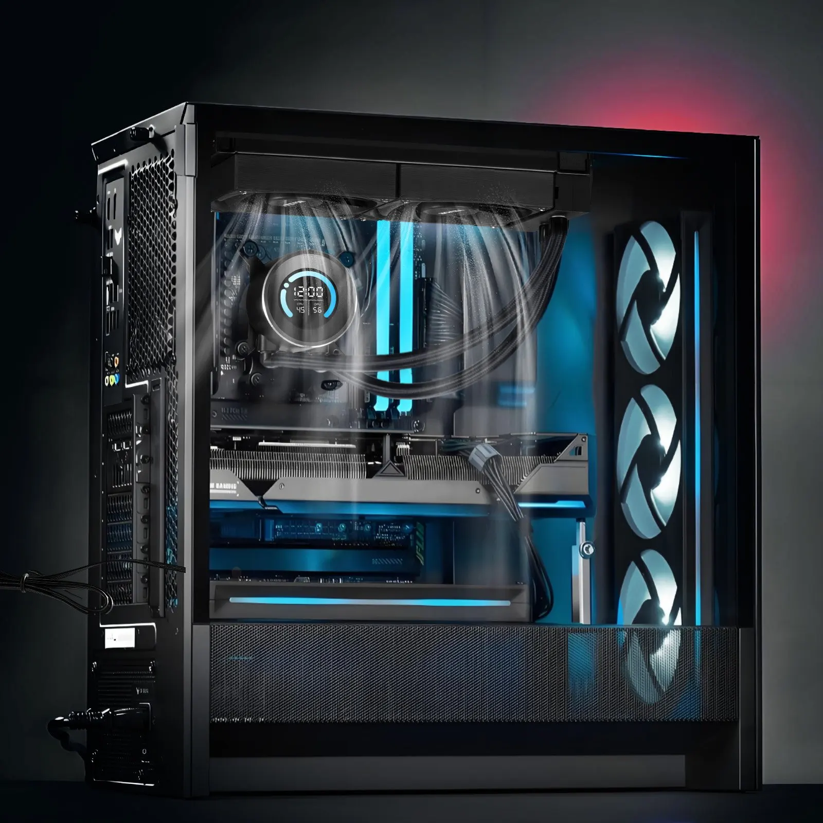 

Жидкостный кулер для процессора AIO с 120-мм PWM-вентиляторами для Intel и AMD