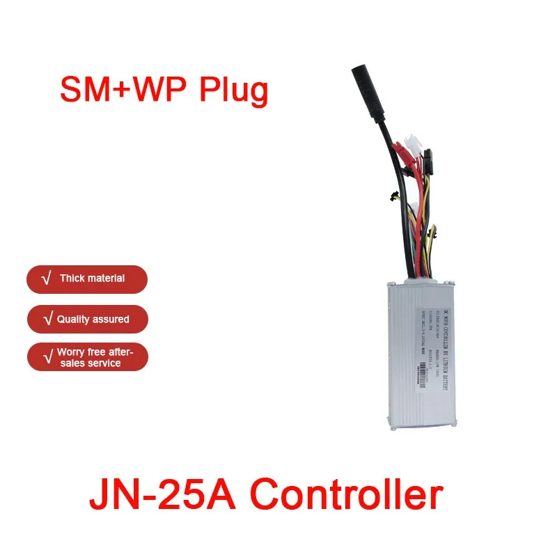 

Original Electric scooter Controller e-Bike 36V 48V 9 Tube JN 25A Controller SM Plug motor WP Plug