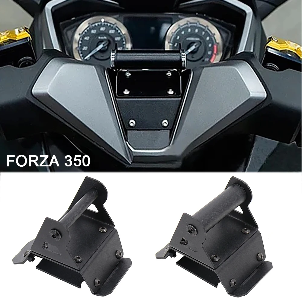 

For Honda Forza 350 Forza350 2020 2021 Motorcycle Front Phone Stand Holder GPS Navigation Bracket Smartphone Mount Plate