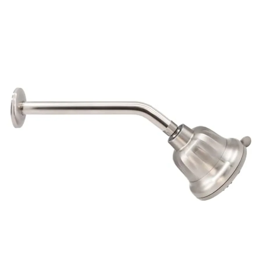 

5" Round 5-Function Filtered Adjustable Spray Shower Head with 10" Shower Arm