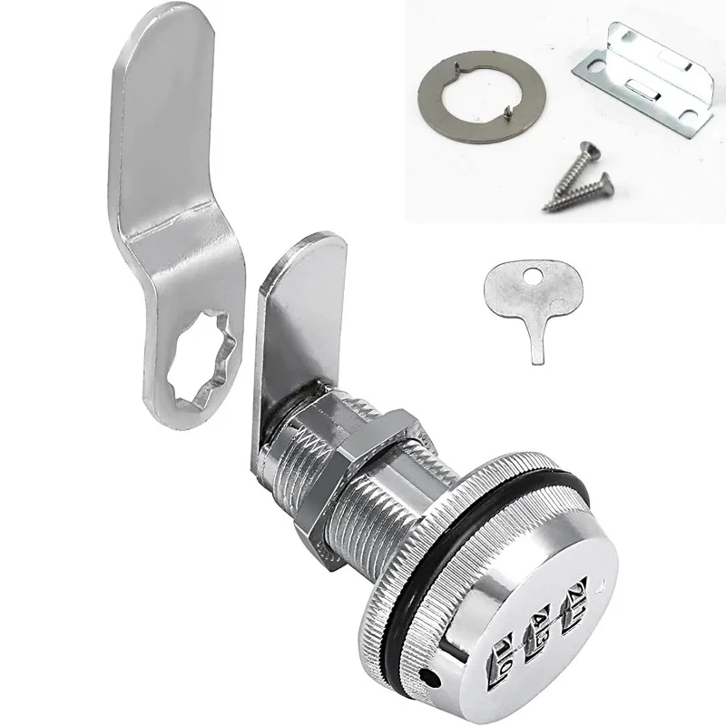 

1PC File Cabinet Digital Password Lock 1-1/8 Inch Password Tongue Lock CP6017-30