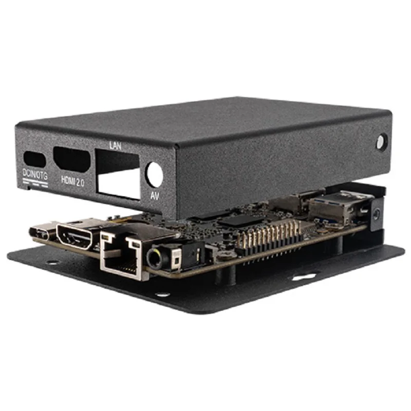 Smartfly EC-R3566PC Computadora integrada de cuatro núcleos y 64 bits RockChip RK3566 1TOPS@INT8 RKNN NPU Android 11 Ubuntu 18.04 Soporte