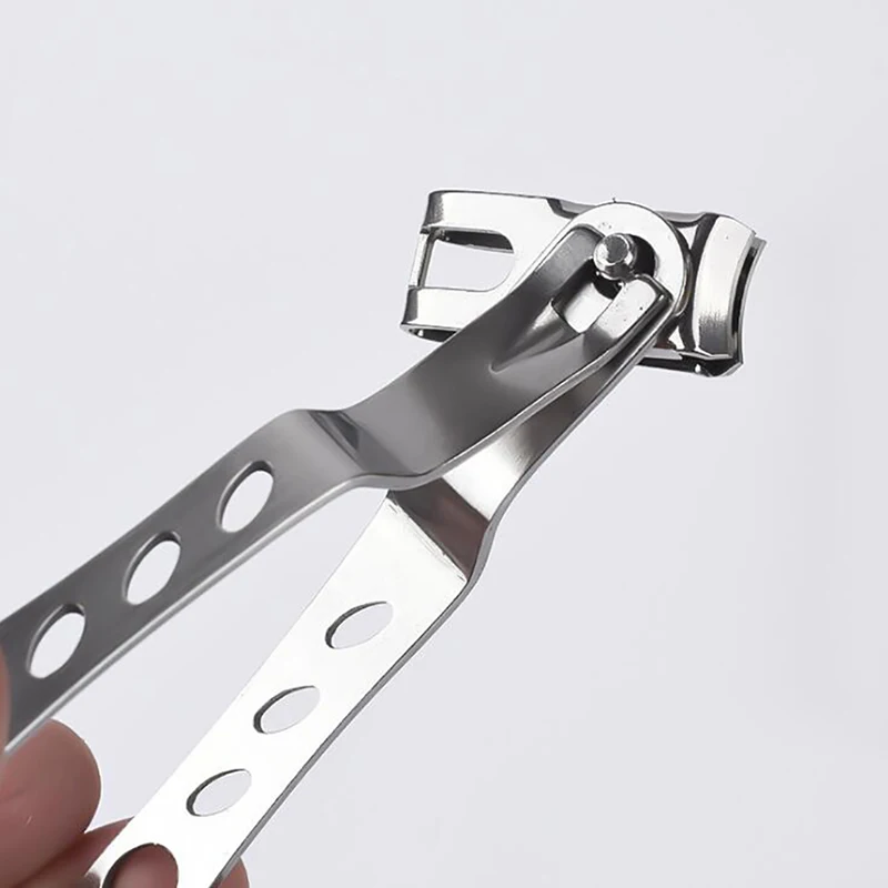 360 Degree Rotating Stainless Steel Nail Clipper 8cm, 10cm Sharp Toe Fingers Nail Cutter Manicure Tool for Men And Women