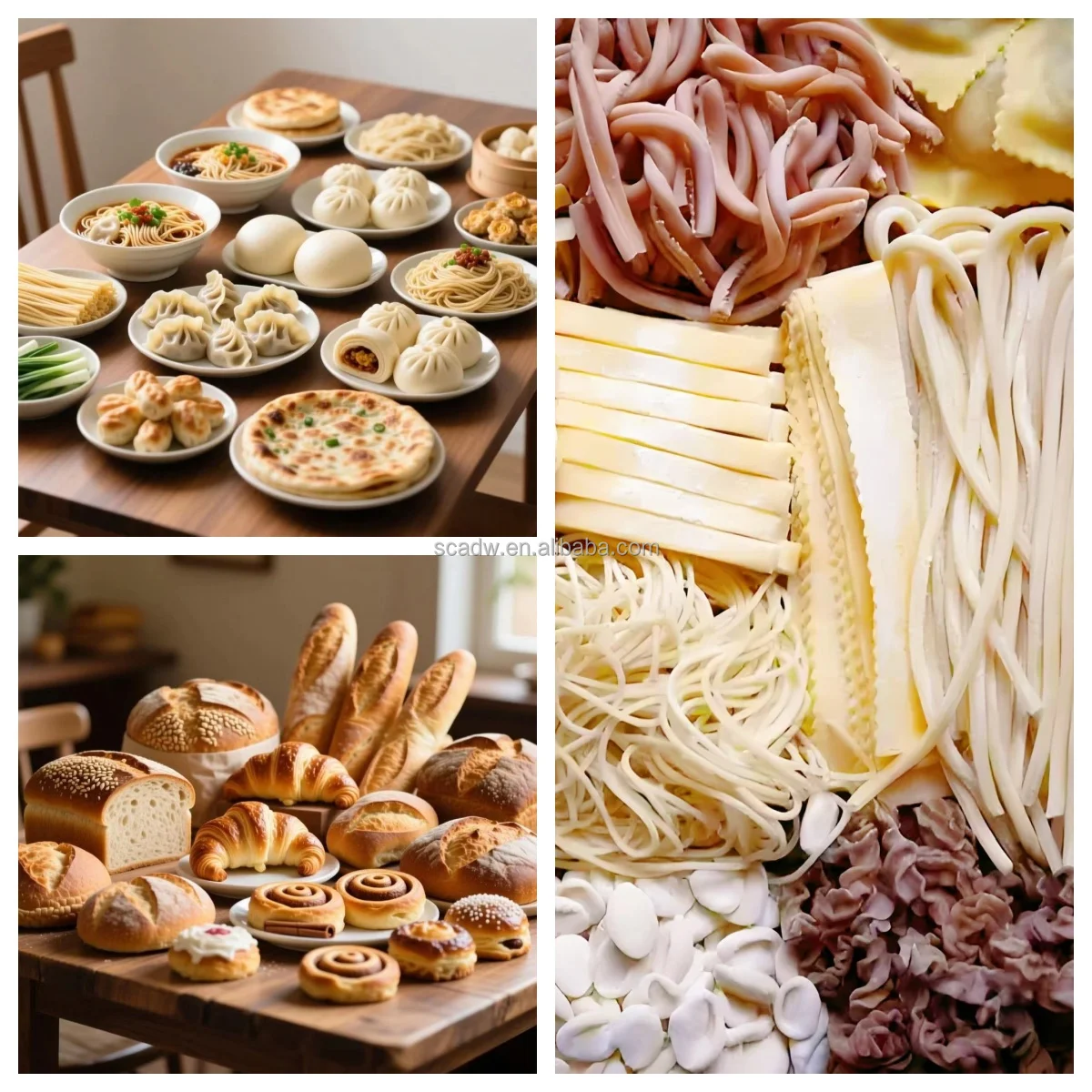 High Quality - Dough  Automatic Baking Press Roller Flattening Croissant Bread Machine --