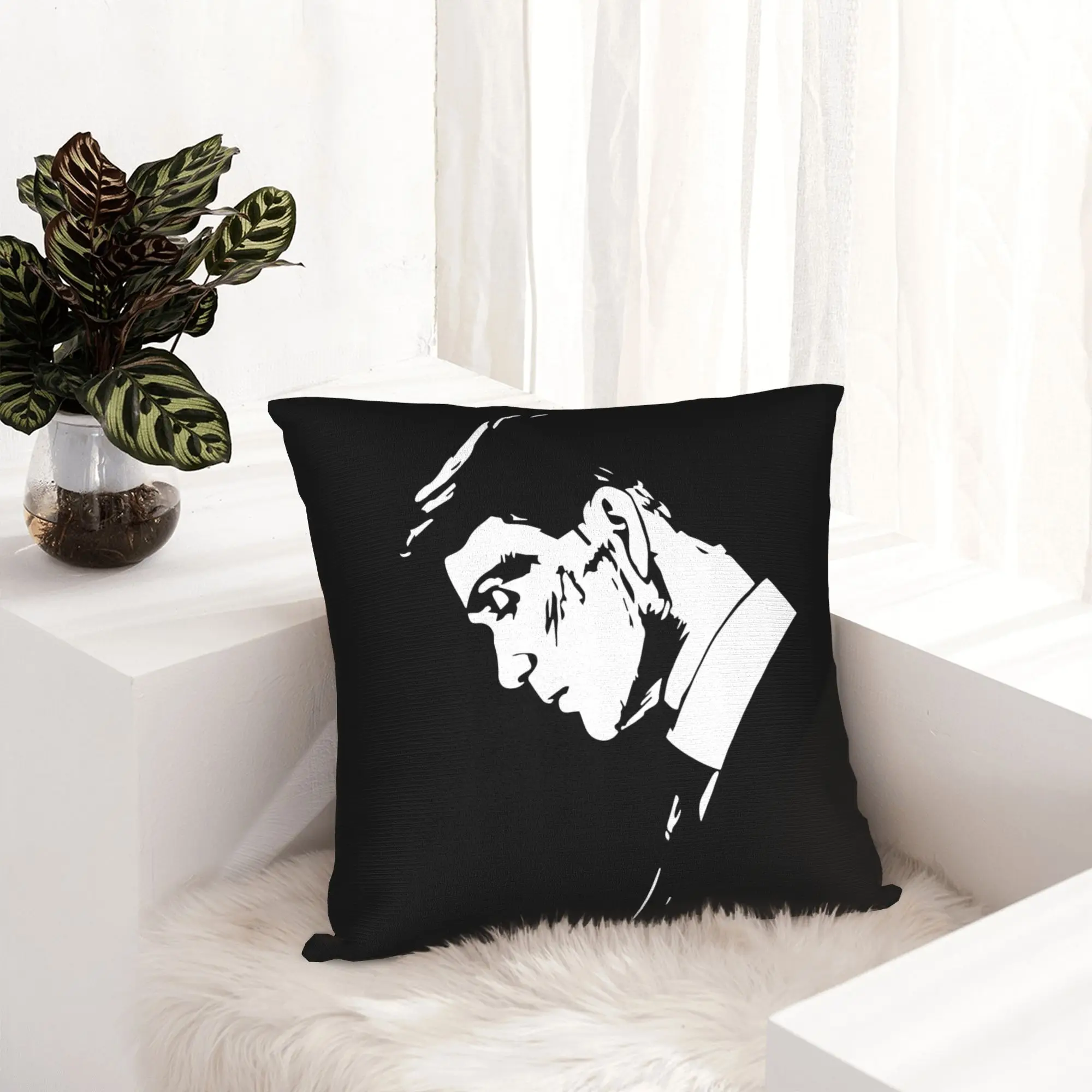 P-Peaky Blinders Tommy Shelby Pillowcase Soft Polyester Cushion Cover Decorations  Pillow Case Cover Seater Zippered 45X45cm