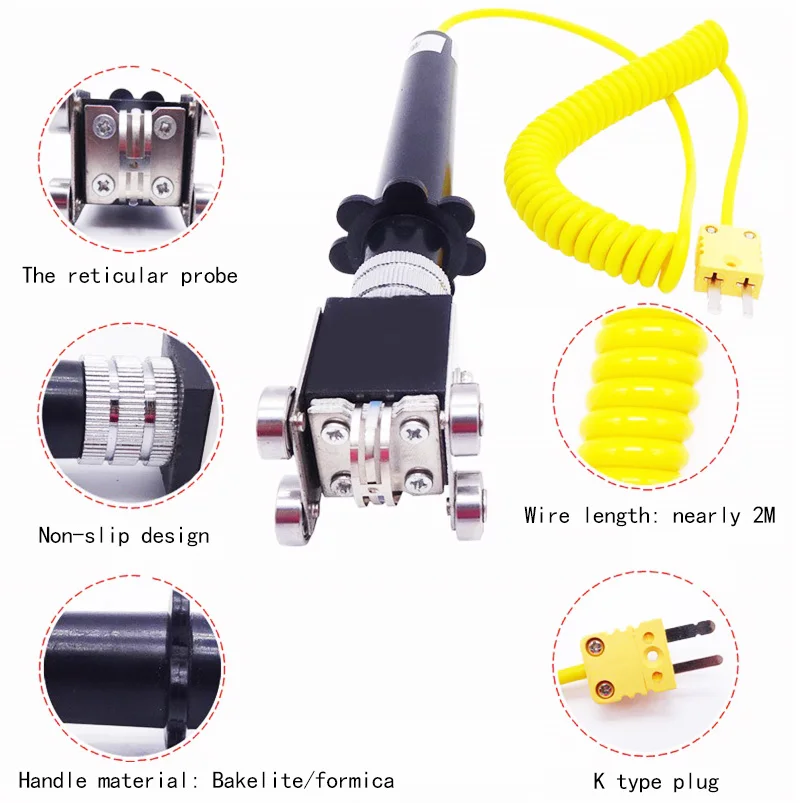 Handheld Temperature Sensor Type K Surface Thermocouple -50~500°C NR-81530 NR-81539 NR-81531 NR-81532 NR-81533 NR-81535B  Sensor