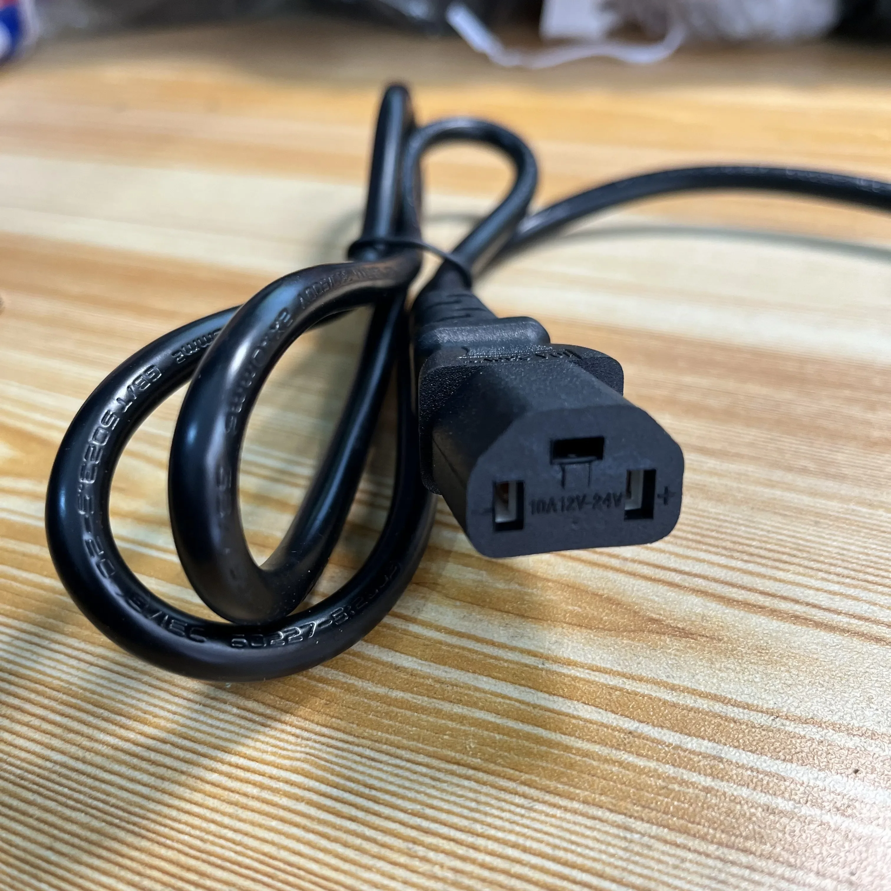 Car Cigarette Lighter Rice Cooker Plug Cigar Power Connector Fused With 1.2m Wire Cable End Caps