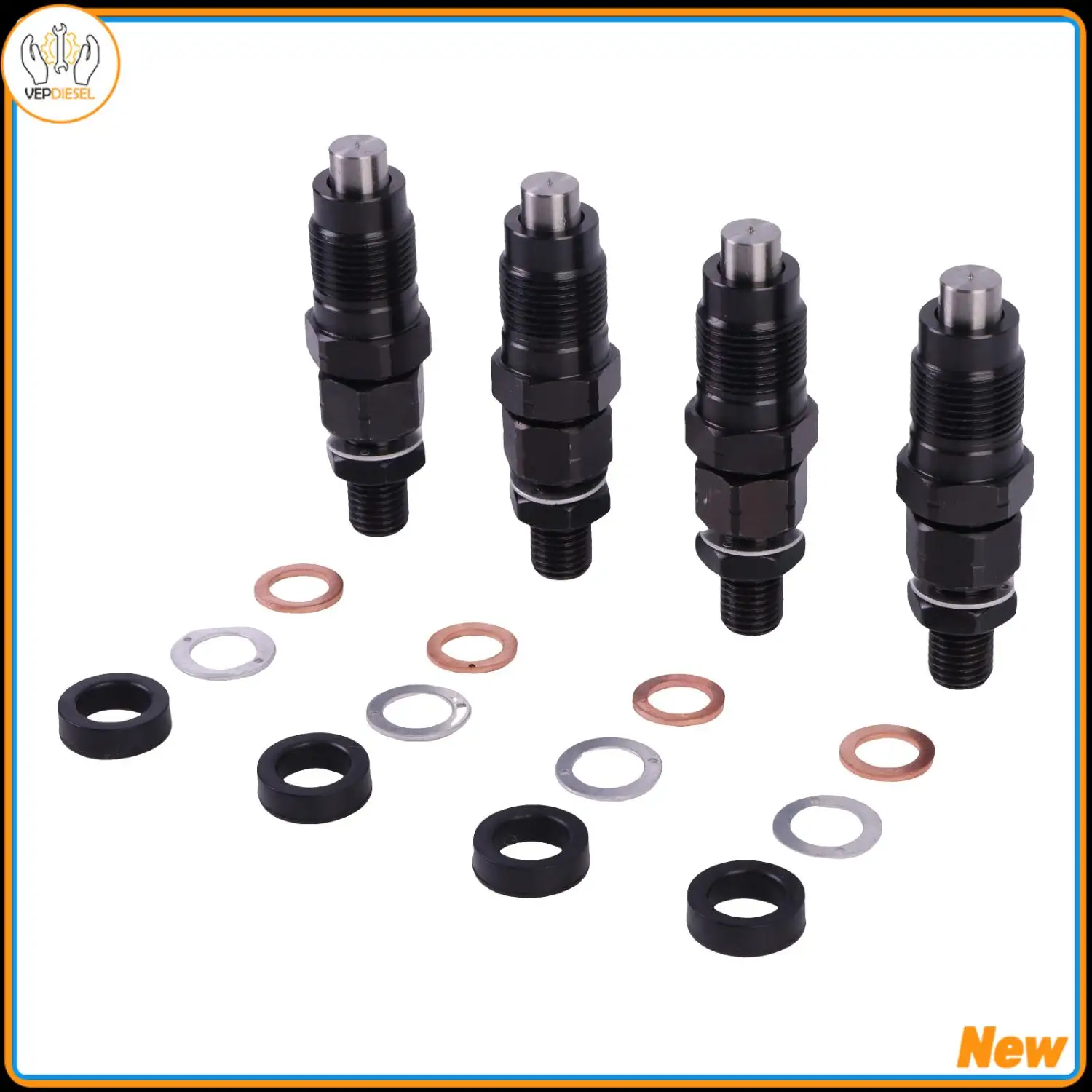

23600-59105 4x Diesel Fuel Injector For HILUX HIACE 2.8 litre 3L motor Engines & Engine Parts Fuel Supply System Brand New