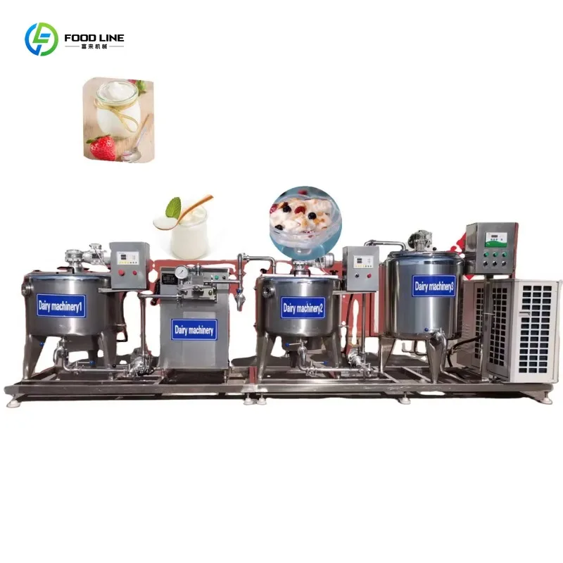 Small Scale 150 Liters Yogurt Production Line Stainless Steel Fermented Milk Pasteurizer Equipment