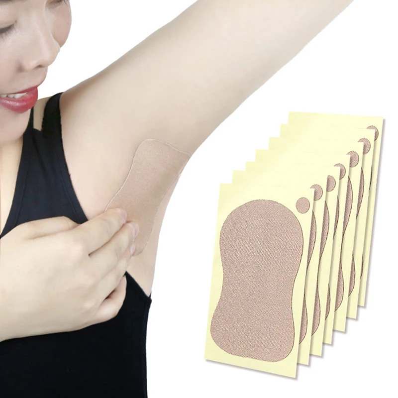 10Pcs Deodorant Armpit Sheet Dress Clothing Shield Sweat Perspiration Pad Absorbing Underarm Sweat Guard Pads Antiperspiran