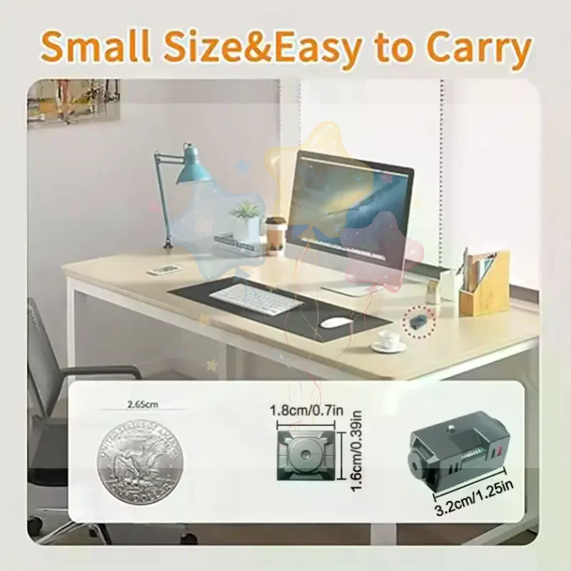 1Pcs Motion Detection Wireless Surveillance Camera Home Safety Security HD Mini Camera Night Vision Portable Premium Cams