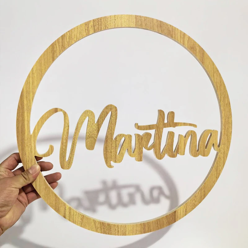 

Laser cut wood circle names Custom Laser cut Name Signs Wedding place cards Laser cut wood signs Place setting signs Name