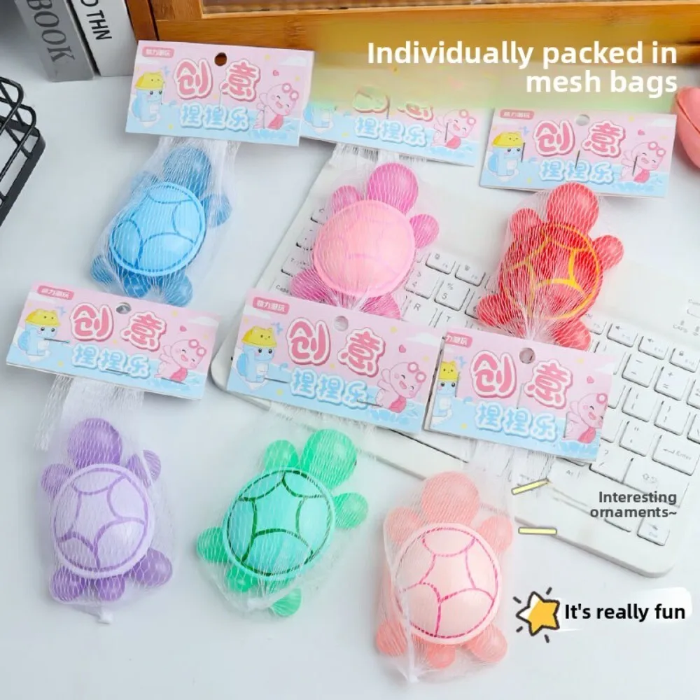 Slow Rebound Zacht Pluche Knijpspeeltje Schildpad Stress Relief voor kinderen en volwassenen Thuiskantoor Decor Cadeau Gebruik Full Color Gedrukt