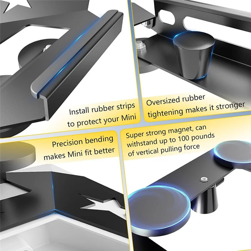 N95R Magnetic Trailer Roof Rack For Starlink Mini Roof Mount Kit Car Roof Mount Rvs/Metal Surface