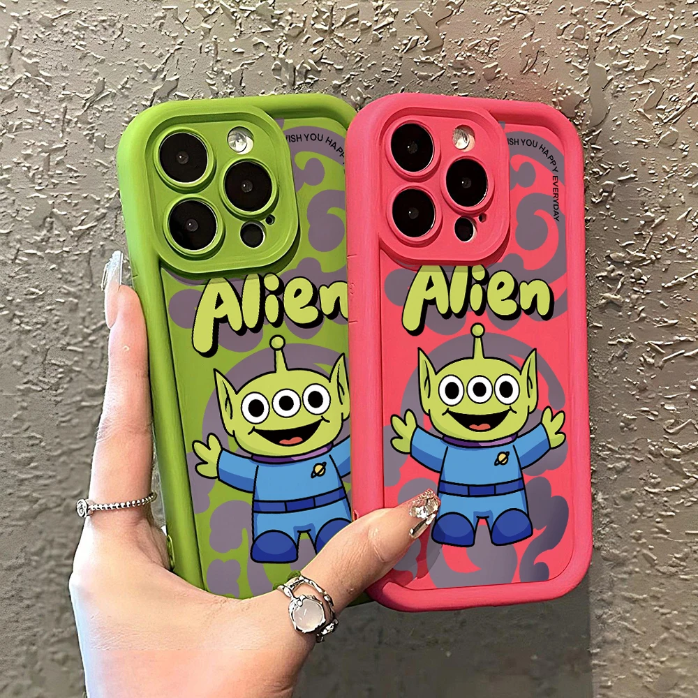 Toy Story Alien Phone Case for Infinix Smart 8 7 5 Note 40 30 12 Hot 20 9 Play GT 10 Tecno Camon Spark Go Pro 4G 5G Ladder Cover