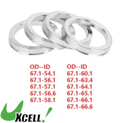 UXCELL Car Hub Centric Rings OD 67.1mm to ID 54.1mm 56.1mm 57.1mm 56.6mm 58.1mm 60.1mm 63.4mm 64.1mm 65.1mm 66.1mm 66.6mm