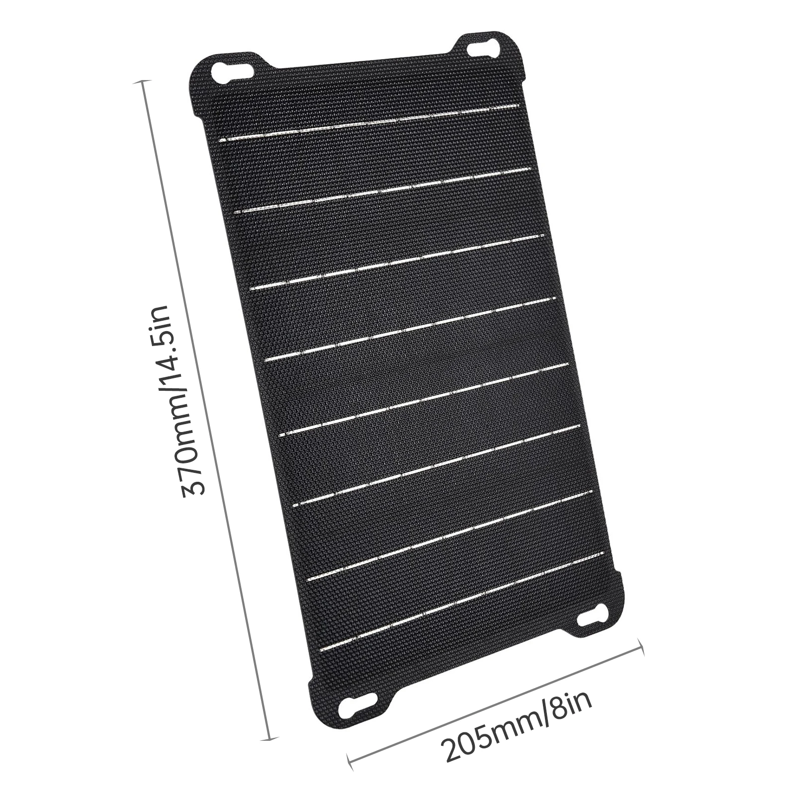 15W ETFE Solar Panel Solar Charger Portable Solar Power Monocrystalline Silicon Solar Module High Efficiency DC Dual USB Port