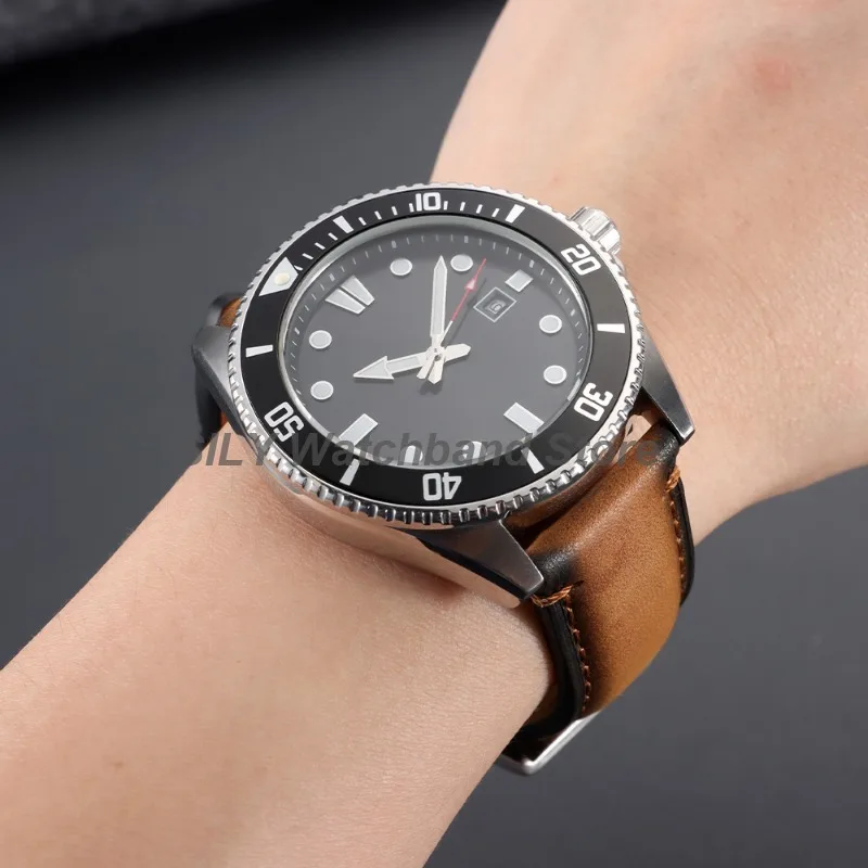 20mm 22mm 24mm Vintage Cowhide LeatherStrap Quick Release Watch Band for Fossil for Seiko for Omega Universal Men Women Bracelet
