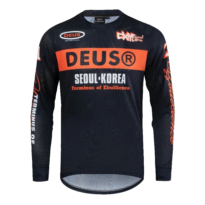 DEUS EX MACHINA T-shirt mtb Bike Jersey Men Long Sleeve Motocross Shirt Offroad Motocycle Downhill Cycling Jersey Bicycle Jersey