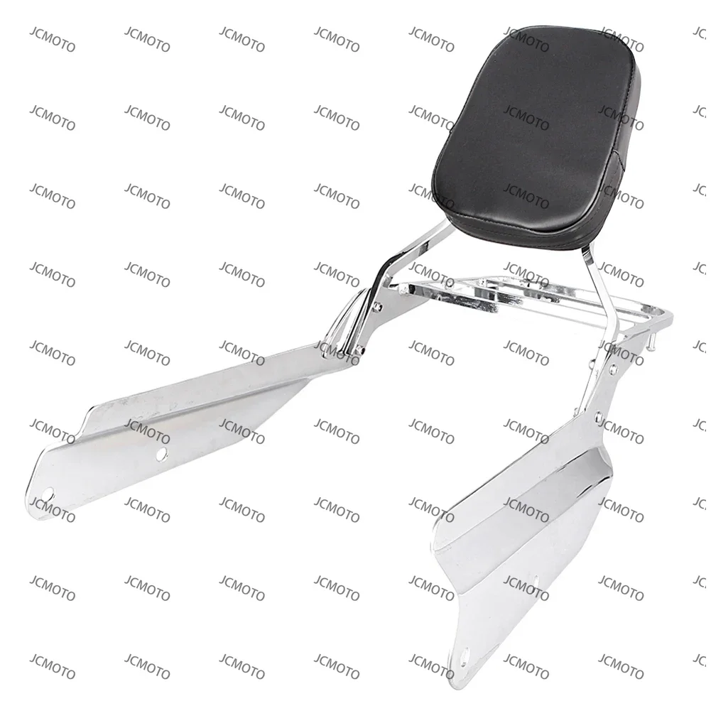 

For Honda VTX1300 N R S 2003 2004 2005 2006 VTX1300N VTX1300R VTX1300S Motorcycle Backrest Sissy Bar w/ Luggage Rack Chrome
