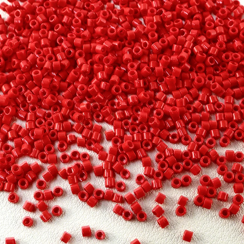 2,2mm 10/0 Japanische Miyuki Delica Perlen 10g/Röhrchen Multi-Serie zur Auswahl, Glasperlen für Schmuckherstellung und DIY-Halsketten – Detail 4