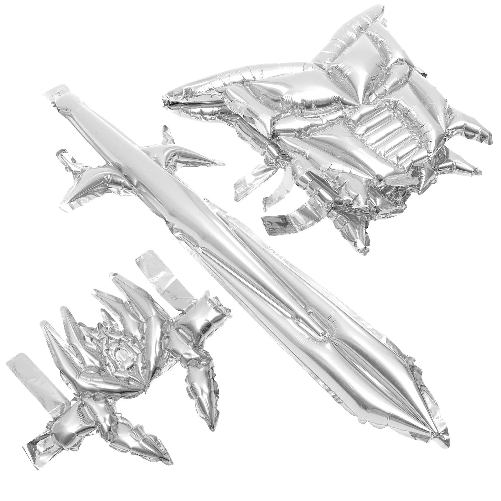 

1 Set Of Armor Balloon Costume Kit Lightweight Aluminum Film Material For Kids Boys Cosplay Party Decor Stage Performance