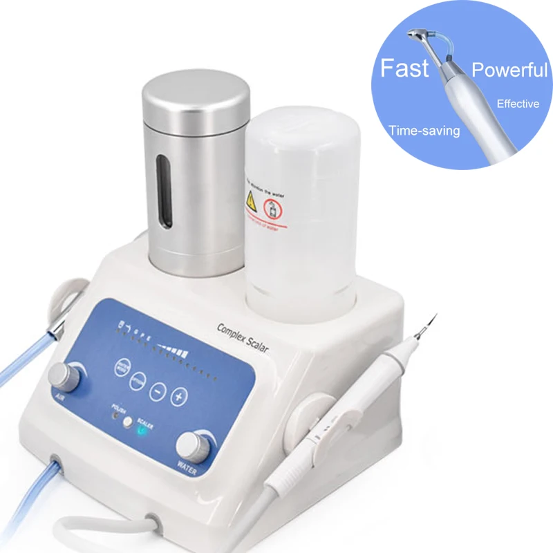 2 in 1 Dentistry Air Prophy Ultrasonic Dental Scaler Have Removable Scaling Handpiece for Tooth Cleaning Whitening Dentist Tools