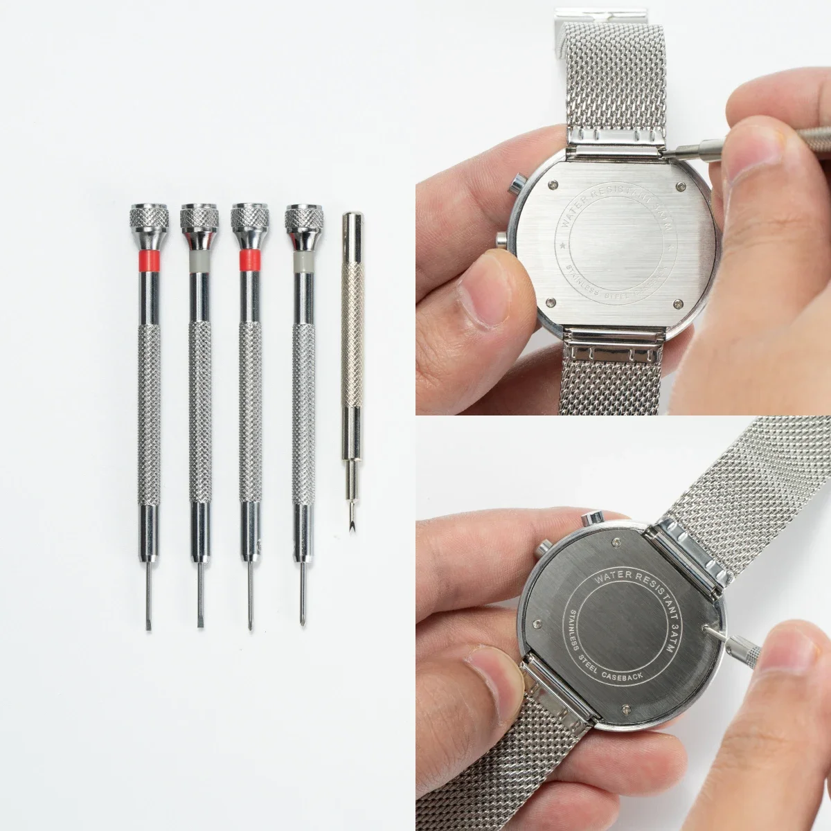101/121 Piece Set Watch Repair tool, Disassemble the watch strap, replace watch strap connecting rod ,  replace waterproof ring