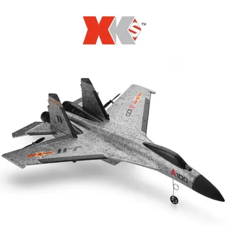 WLtoys XK A100 2,4 ГГц 3-канальный самолет с дистанционным управлением Планер радиоуправления SU27 J-11 RC Пенопластовая модель самолета Игрушки для мальчиков и детей