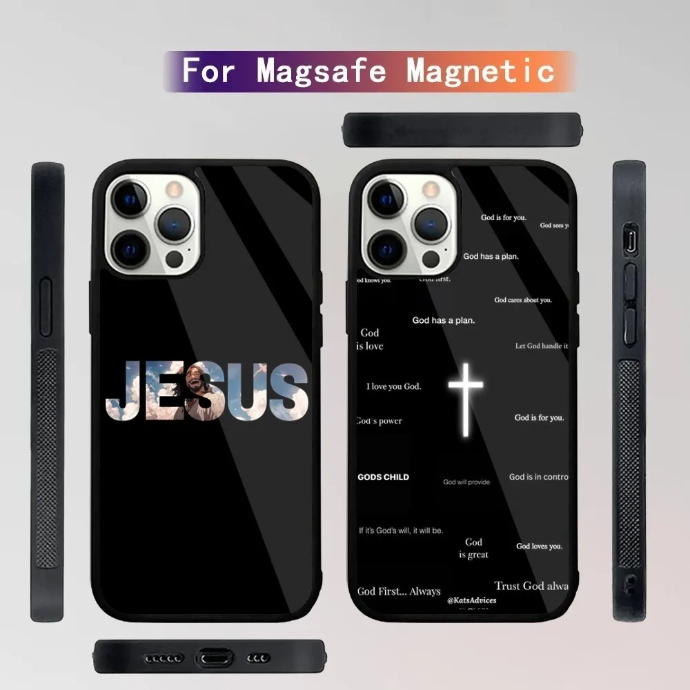 

Jesus Bible Verse Christian Phone Case For iPhone 16,15,14,13,12,11,Plus,Pro,Max Mini Magsafe Magnetic Wireless Charging