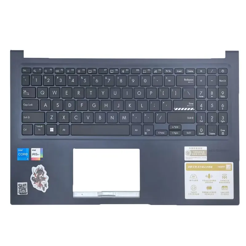 

Для Asus/ASUS, Dreadnought 15 X1502ZA VivoBook 15 2022, чехол с клавиатурой C