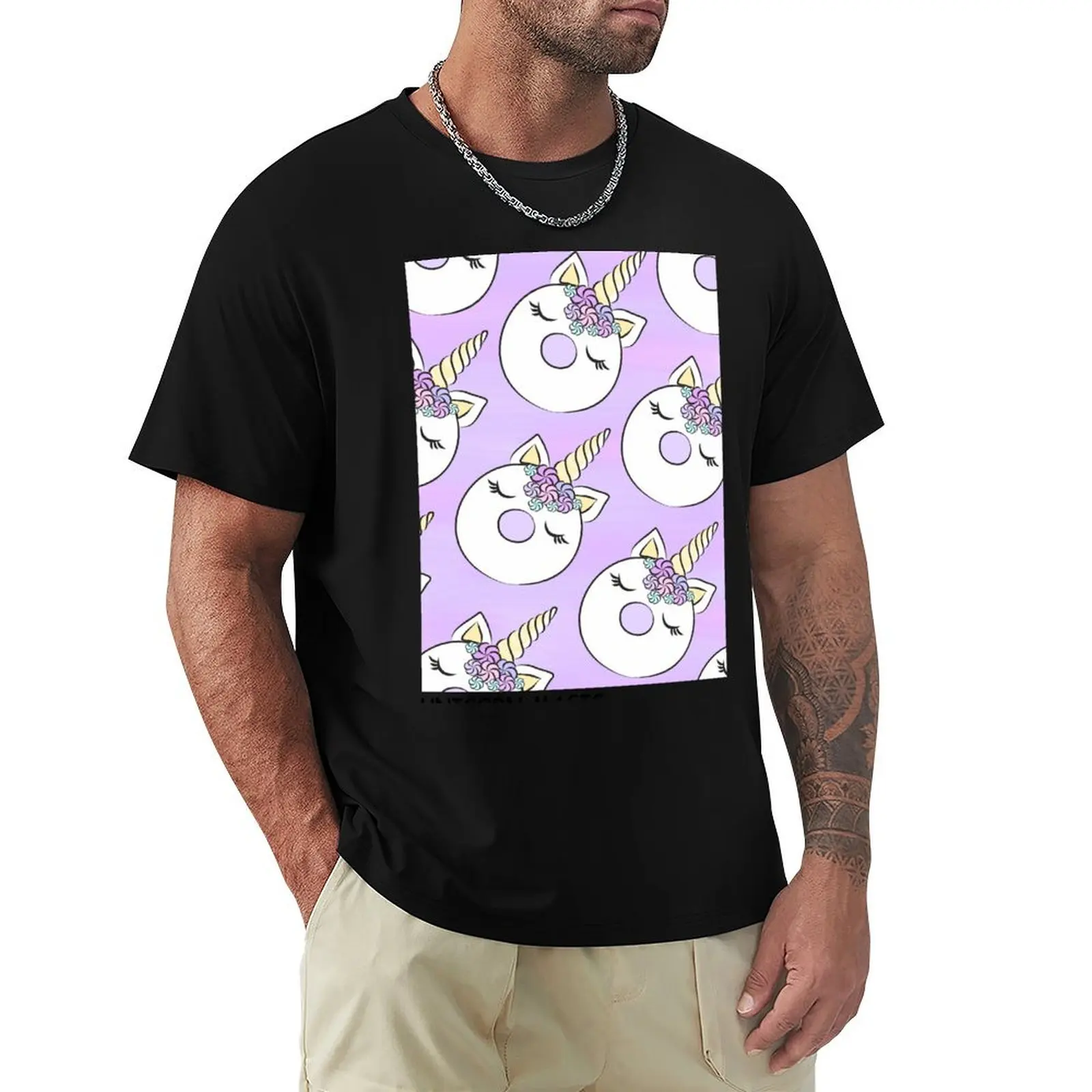 Unicorn Magic, Unicorn Donats, Very Perry T-Shirt Big Size Simple T-Shirt