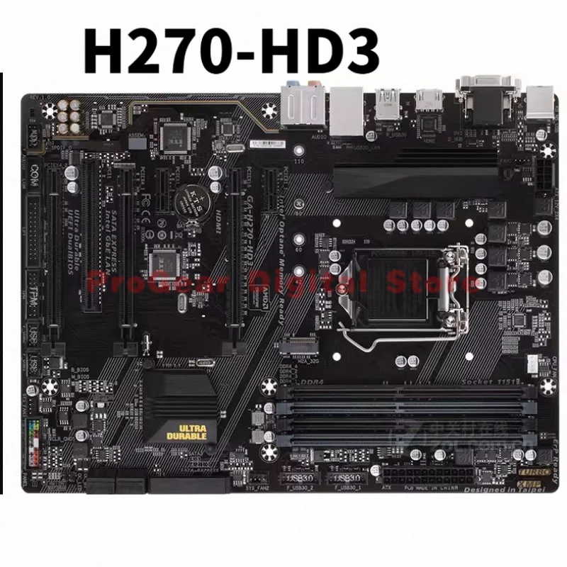 

for Gigabyte H270-HD3 LGA1151 ATX Motherboard DDR4 Support 6th/7th Gen Intel CPU