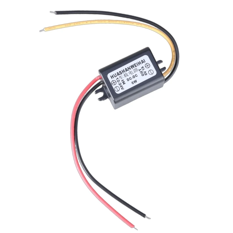 Direct Current Voltages Converters 12V-24V to 6V1A/2A/3A Power Adjuster Voltages Regulator Step-down Module Adapter