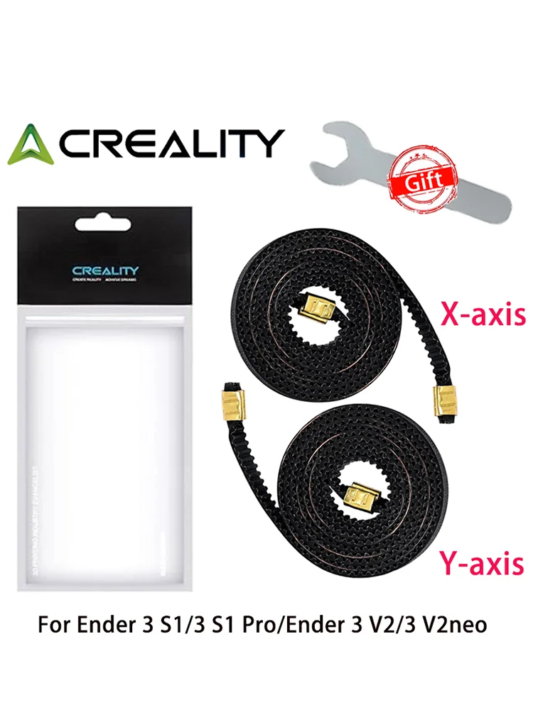 Zestaw pasków rozrządu X+Y do Creality Ender 3 S1/Ender 3 V2, synchroniczny zestaw pasków osi X i Y do drukarek 3D Ender 3 S1 Pro/3 V2/V2neo — zdjęcie produktu 7