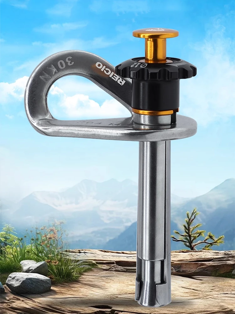 Removable anchor point extension M12 stainless steel rock nail hanging piece aerial safety rope fixing expansion nail