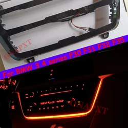 For BMW 3 Series 4 series F30 F31 F32 F35 Radio Trim LED Dashboard Center Console Lamp Blue Orange AC panel Atmosphere light