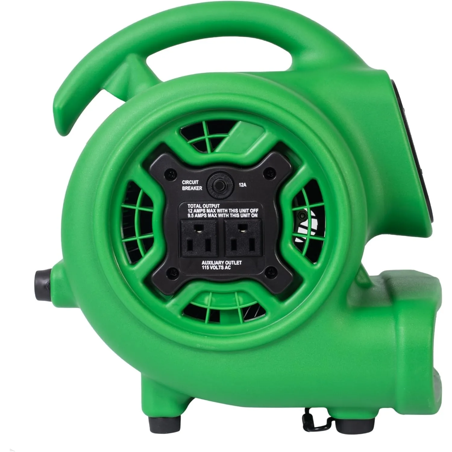 Mini Mighty 1/4 HP 925 CFM Centrifugal Air Mover, Carpet Dryer, Floor Fan, Blower, Stackable, for Water Damage Restoration