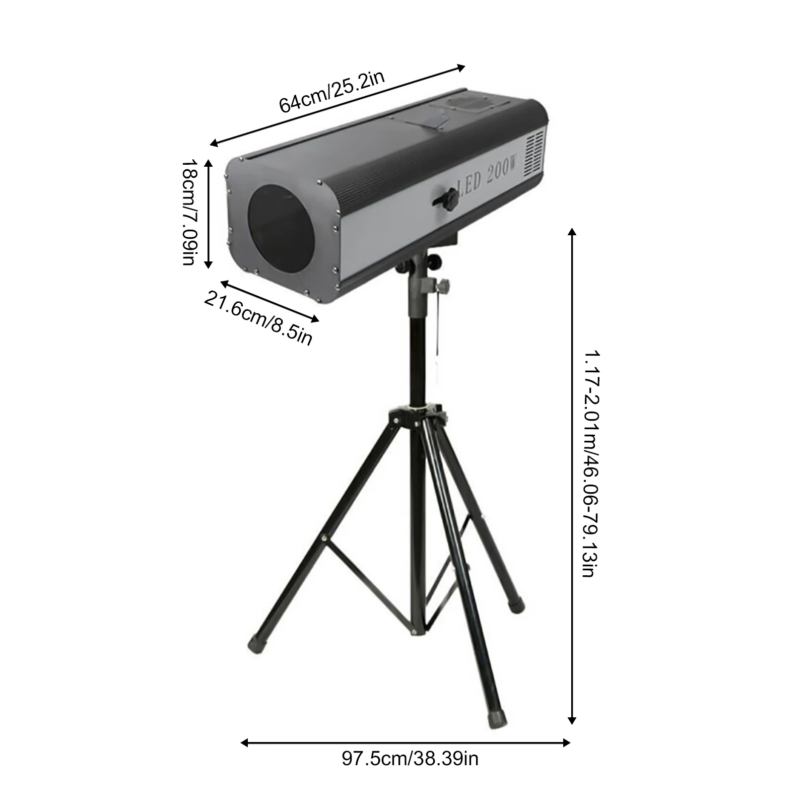 اتبع بقعة ضوء الأضواء التحكم اليدوي LED ضوء متعدد الألوان مصباح المرحلة للأداء