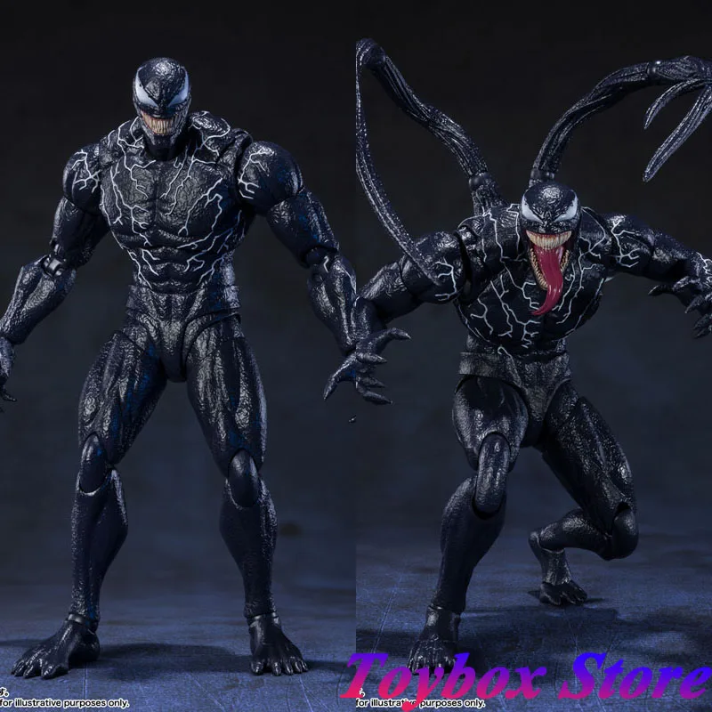 In Stock 1/12 Scale Collectible Venom Action Figure Marvel Movie Super Villain Delicate Mini 6