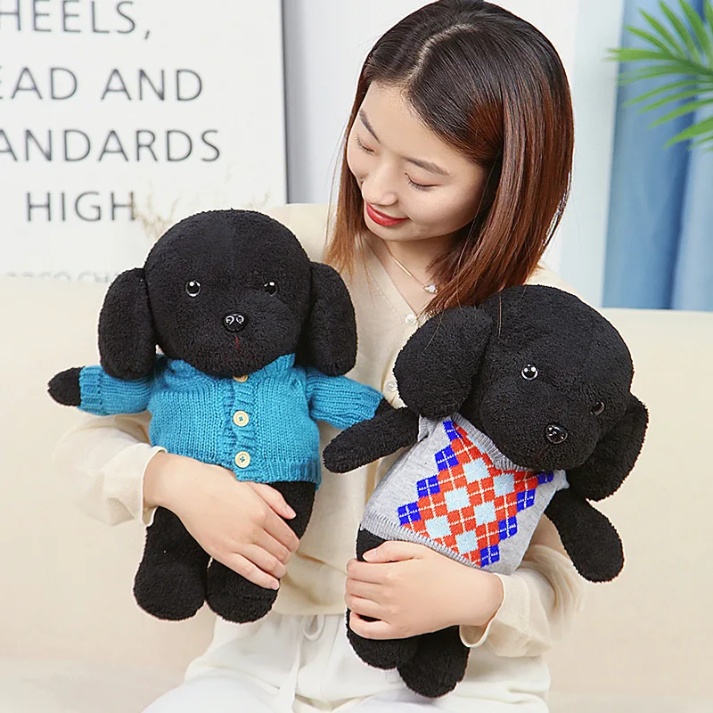 

Cute Dressed Teddy Dog Stuffed Plush Toy Girl Birthday Gift