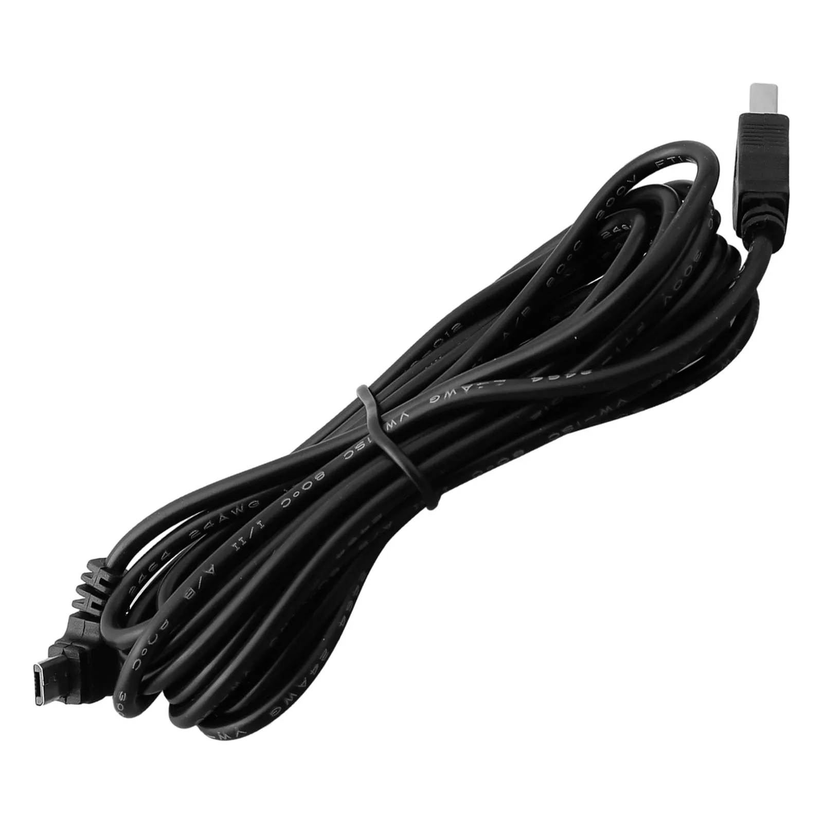 Automotive USB Power Cable Compatible with For Car DVR Camera GPS PAD Mobile 3.5m 11.48ft Straight Left Right Layout