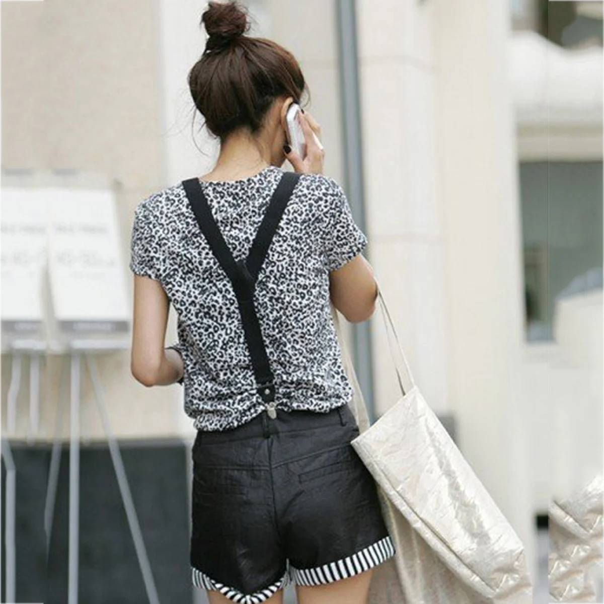 Tirantes para hombres y mujeres, Clip antideslizante negro, pantalones cortos resistentes a la oxidación, tirantes elásticos, correas para pantalones