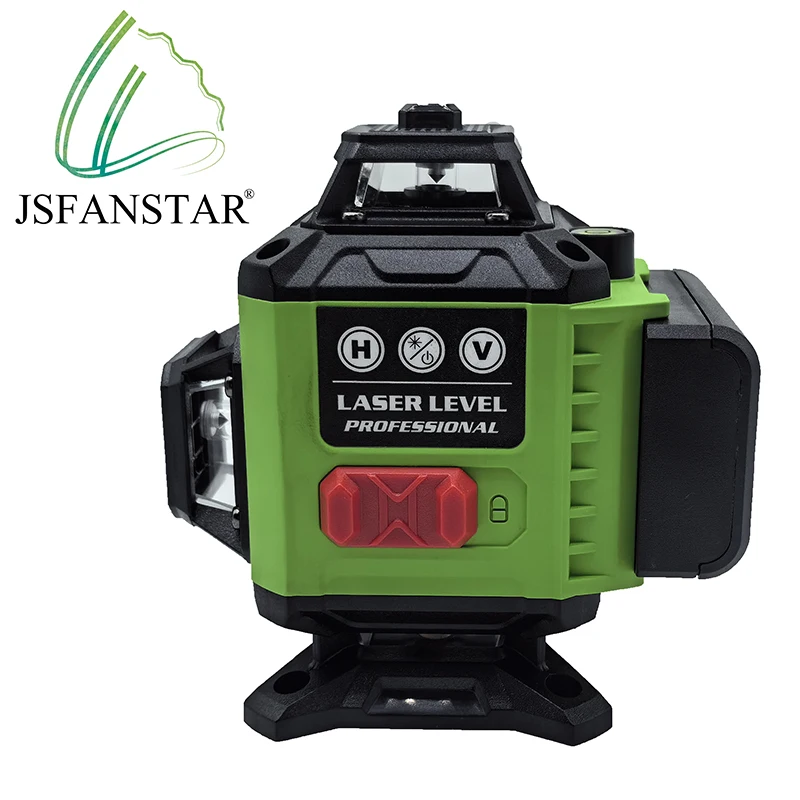 ATVTop Factory Battery Operated Green Multifunctional 4d 16 Lines Aluminum Tripod Laser Level Kit