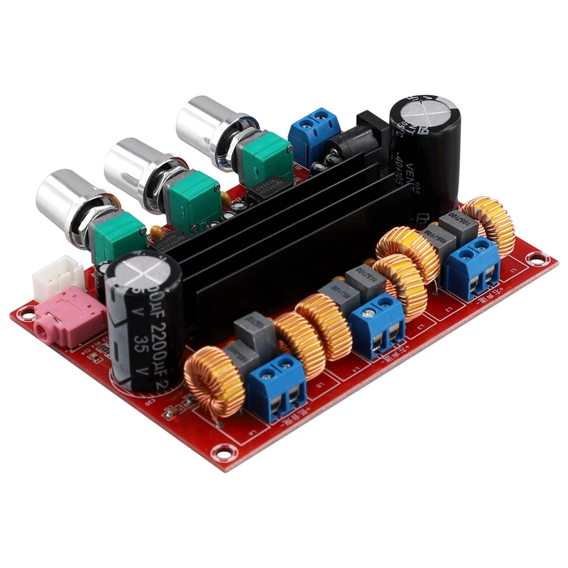 XH-M139 Audio Amplifier Board 2X50w+100W 2.1 Channel Amplifier Modules DC 12-24V For Audio System DIY Speakers