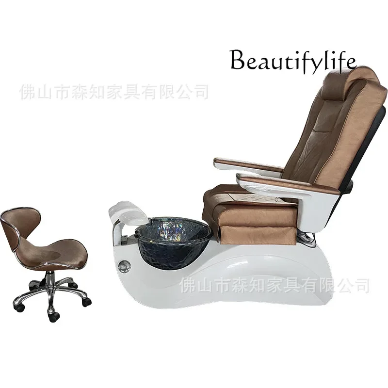 Bath Center Foot Massage Chair Smart Nail Art Sofa Electric Massage Foot Eyelash Recliner Sofa