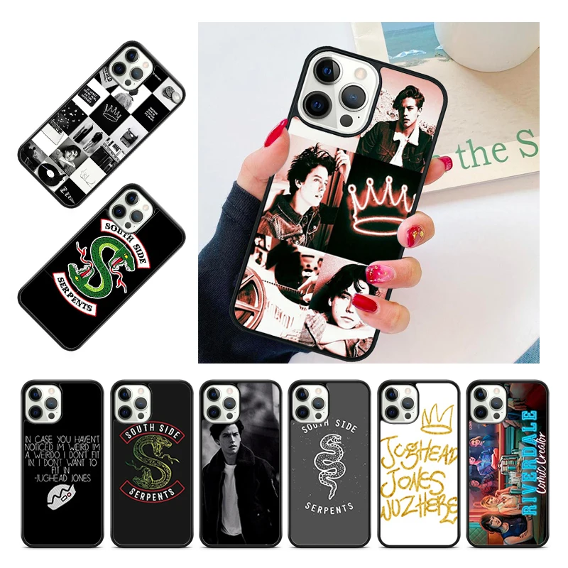 Funda para Teléfono Riverdale Jughead Jones Woz Here para iPhone 17 Air 15 16 14 13 12 Pro Max 11 Pro Max Plus Coque