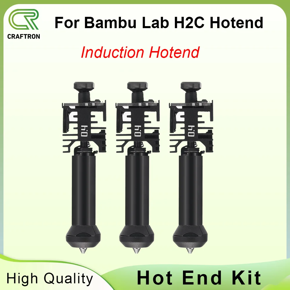 

H2C Induction Hotend For Bambu Lab Standard H2C Fast Heating Hotend 0.2mm 0.4mm 0.6mm 3D Printer Parts